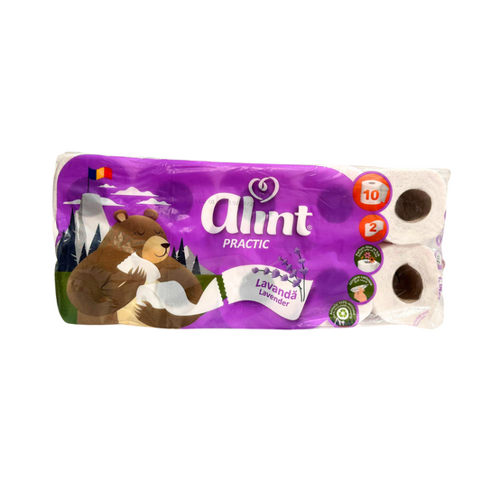 Alint Hartie igienica alba Lavanda 2 str, 10 role/set