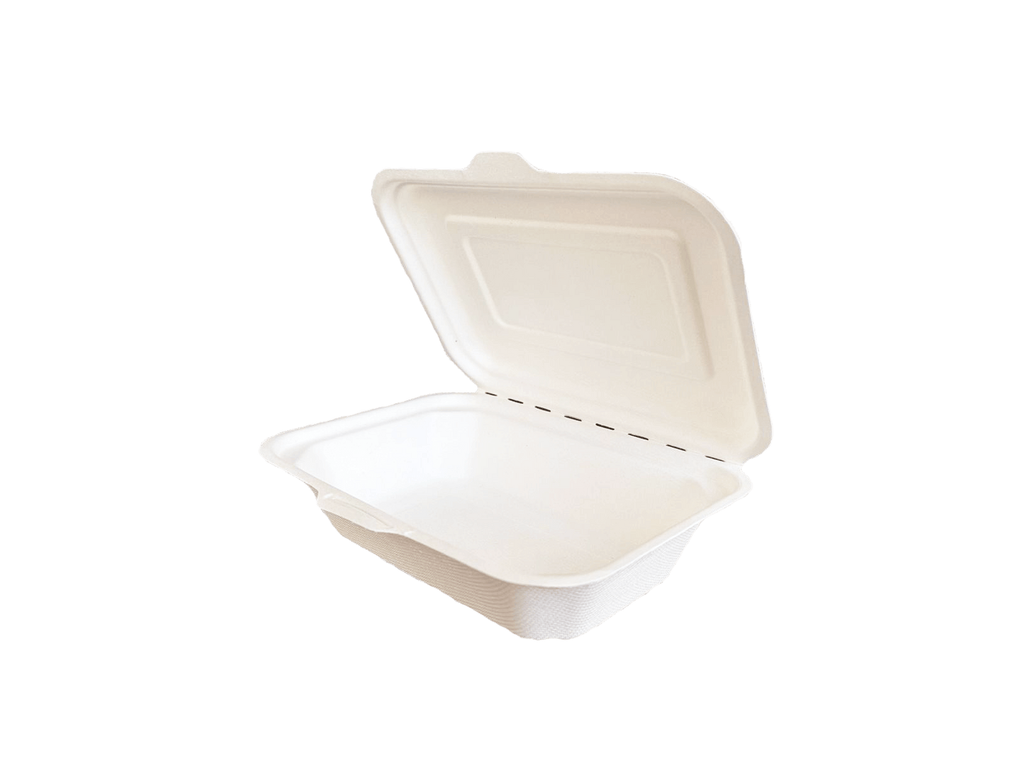 Caserole BIO cu capac din trestie de zahar 600 ml, 50 buc/set