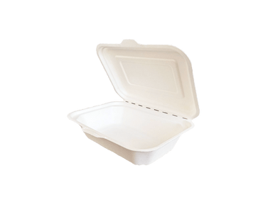 Caserole BIO cu capac din trestie de zahar 600 ml, 50 buc/set