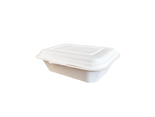 Caserole BIO cu capac din trestie de zahar 600 ml, 50 buc/set b