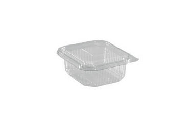 Caserole transparente cu capac atasat PET, 250 ml, 100 buc/set