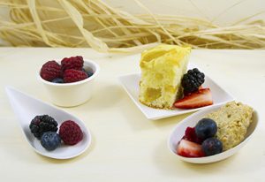 Cupe aperitiv albe Lacrima din trestie de zahar, No Plastic, 14 ml, 30 buc/set