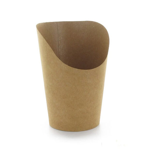 Cupe wrap carton pentru servit preparate street food, mare, 50 buc/set