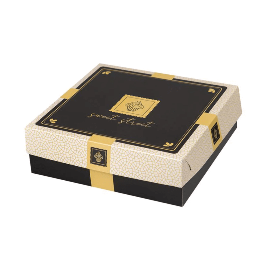 Cutii carton prajituri 30 x 30 x 10 cm, 10 kg/set