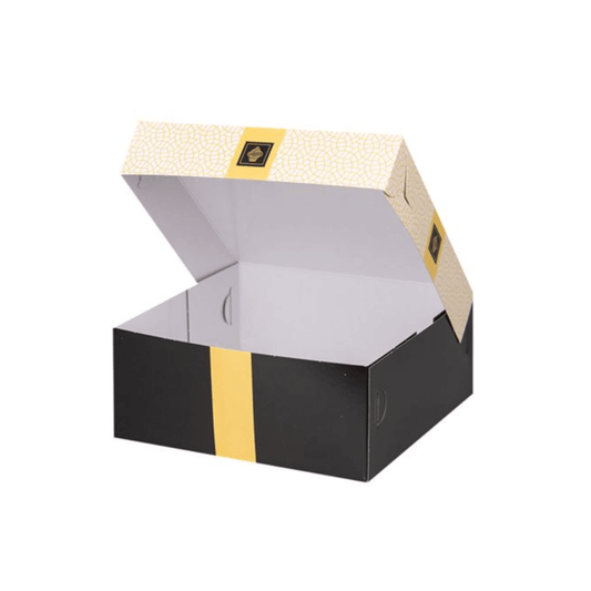 Cutii carton prajituri 19 x 19 x H 8 cm, 10 kg/set