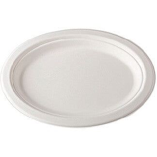 Farfurii BIO ovale, diametru 26 cm, TRESTIE DE ZAHAR