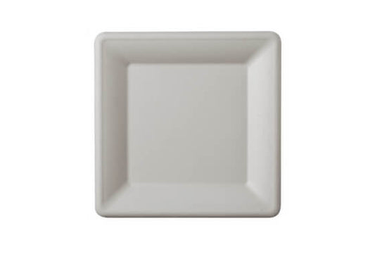 Farfurii BIO trestie de zahar patrate