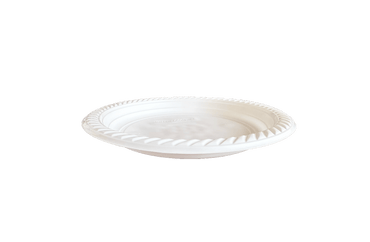 Farfurii plastic albe rotunde desert si felul doi 22 cm