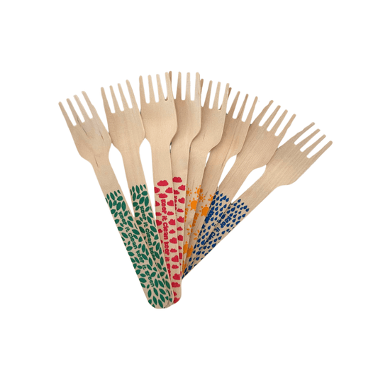 Furculite lemn party copii