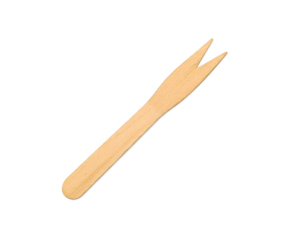 Furculite lemn pentru cocktail 85 mm, 1.000 buc/set