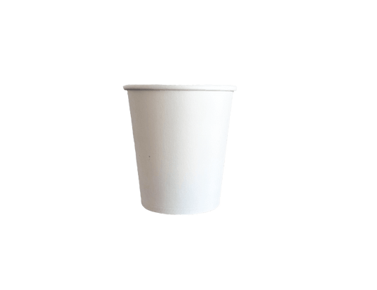 Pahare din carton albe 8 oz