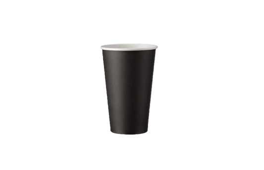 Pahare din carton negre 16 oz