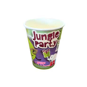 Pahare de carton Party Jungle, 8 oz, 8 buc/set petrecere