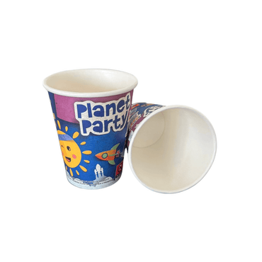 Pahare de carton Party Planet, 8 oz (237 ml), 8 buc/set accesorii petrecere