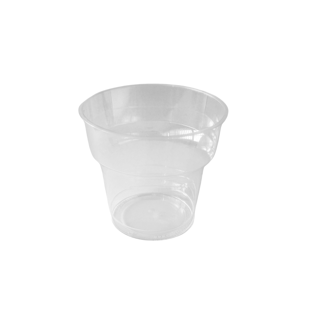 Pahare plastic Cristal transparente 180 ml, 25 buc/set