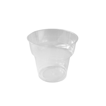 Pahare plastic Cristal transparente 180 ml, 25 buc/set