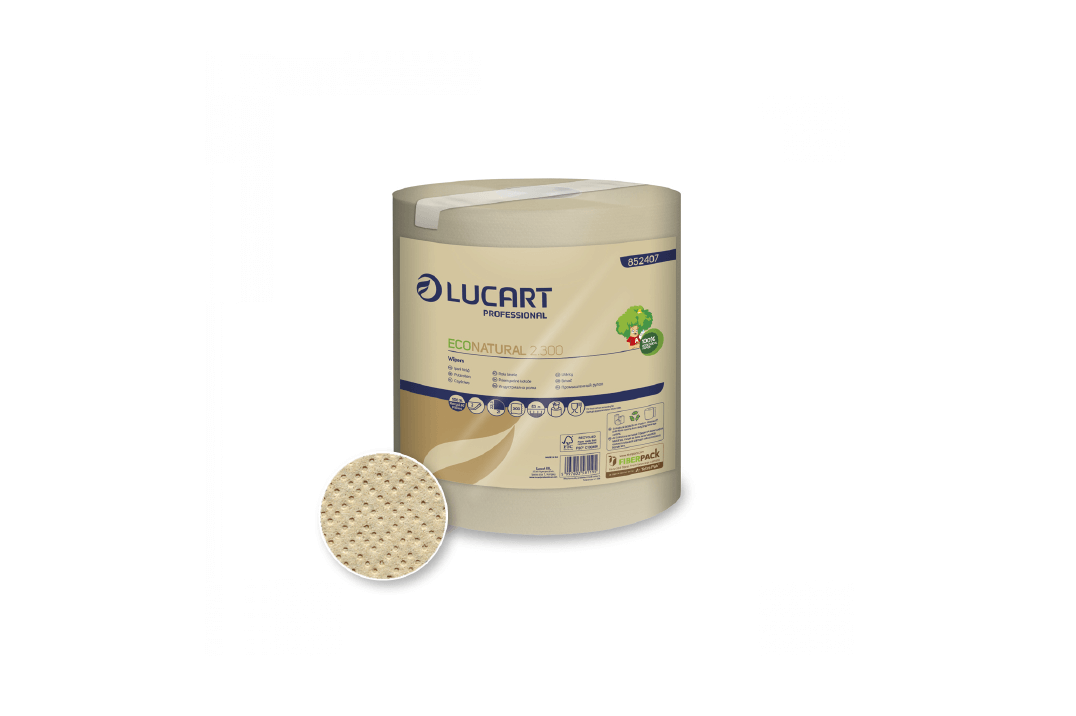 Prosop monorola Lucart din hartie ecologica cu derulare centrala 300 foi