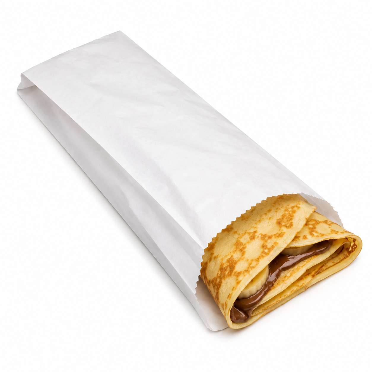Punga alba hartie pentru hotdog si clatite – rezistenta la grasime, 2000 buc/set