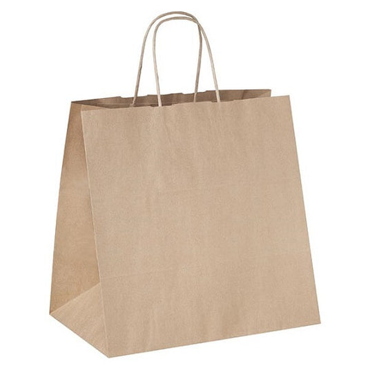 Pungi din hartie natur cu maner snur
