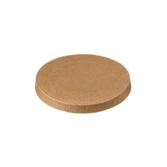 Capace carton kraft plate pentru sosiere kraft 2 oz/60 cc, 50 buc/set