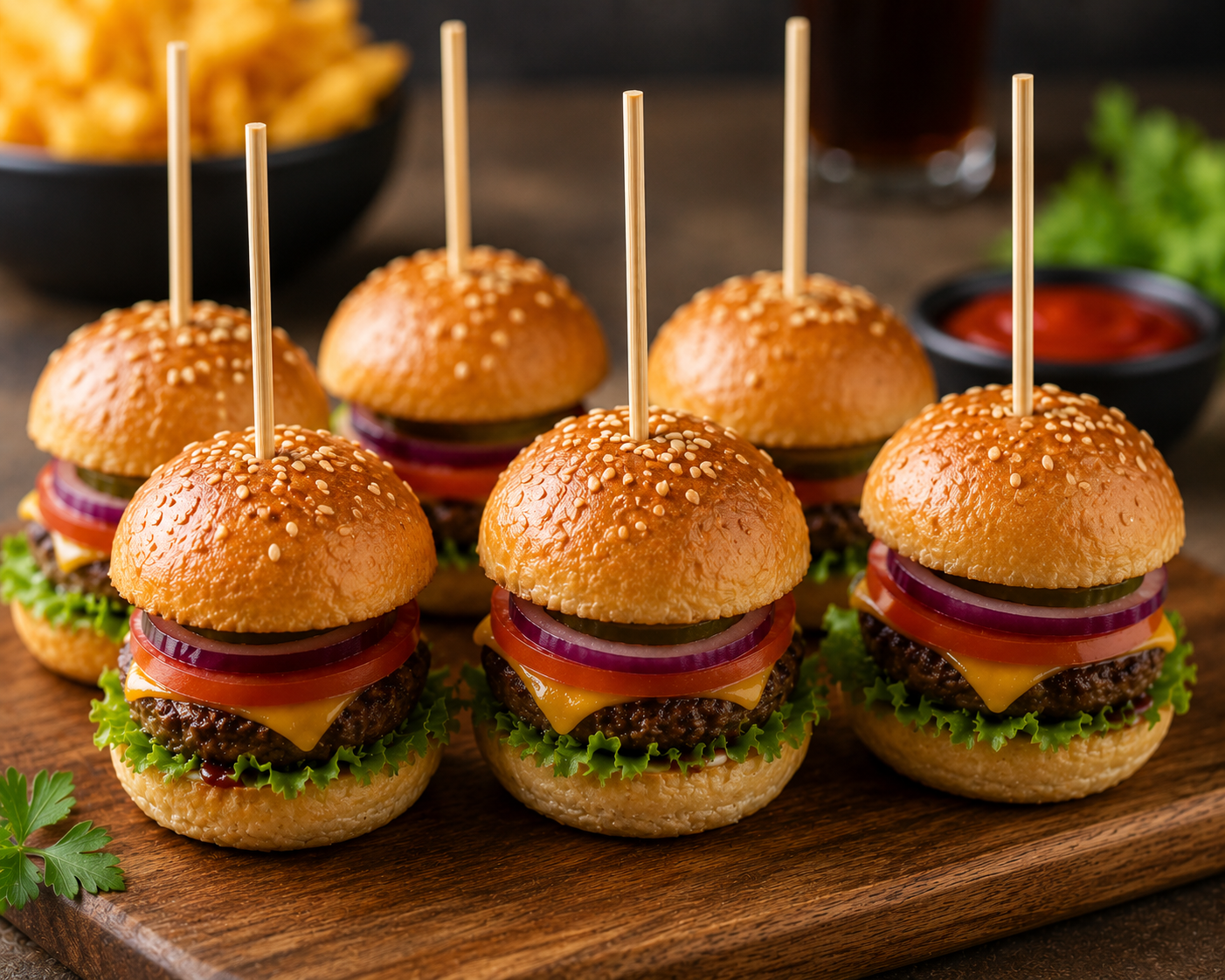 bete frigarui cu hamburger