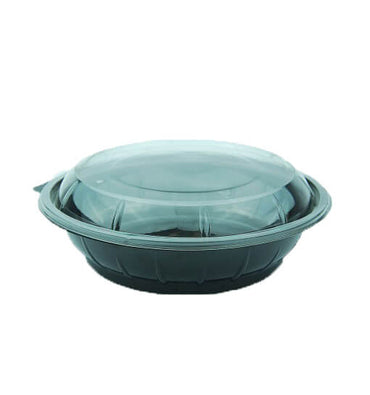 caserola rotunda neagra PP salata 1000 cc