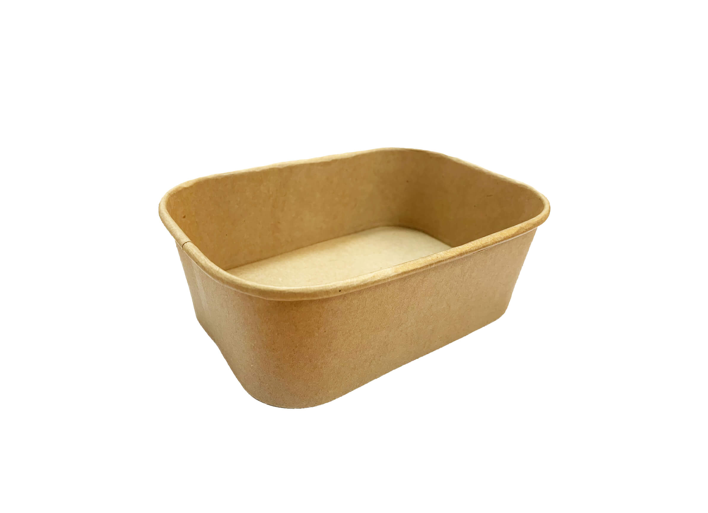 Bol carton rectangular kraft catering 168 x 122 x 59 mm, 750 ml, 50 buc/set
