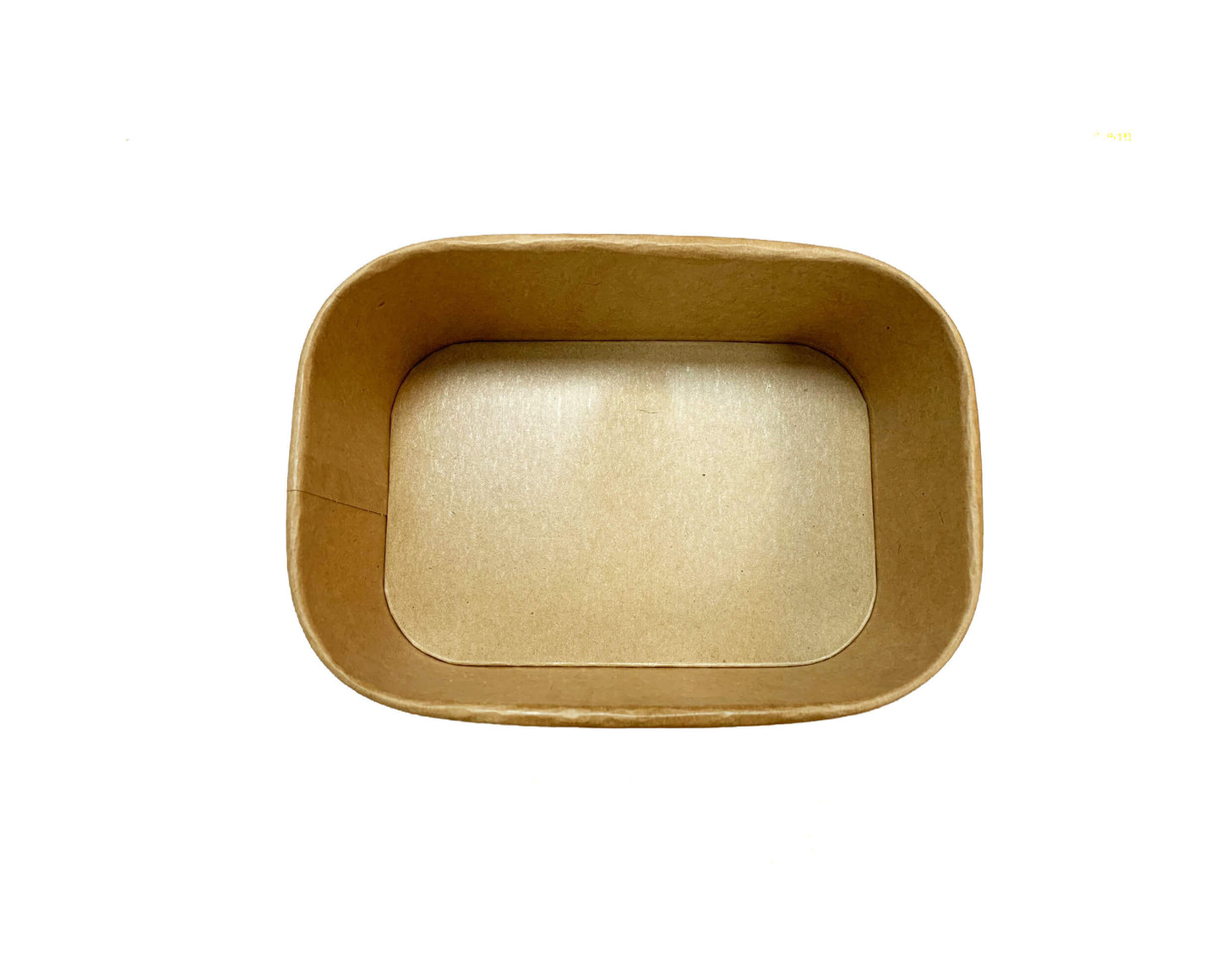Bol carton rectangular kraft catering, 750 ml, 50 buc/set