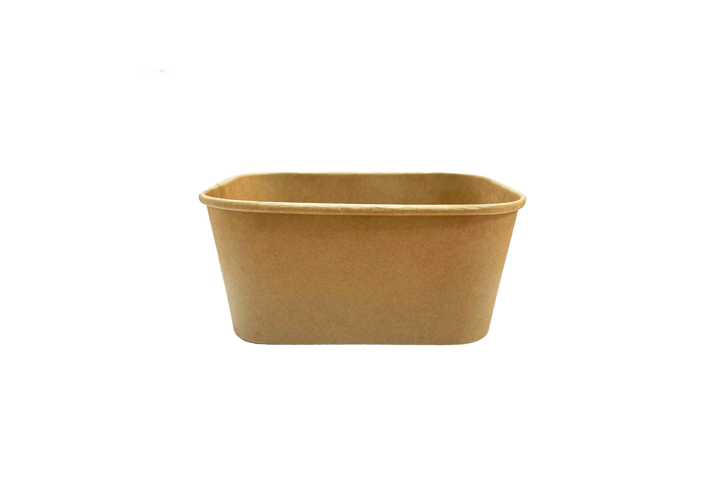 Boluri carton rectangulare kraft catering 168 x 122 x 77 mm, 1000 ml, 50 buc/set