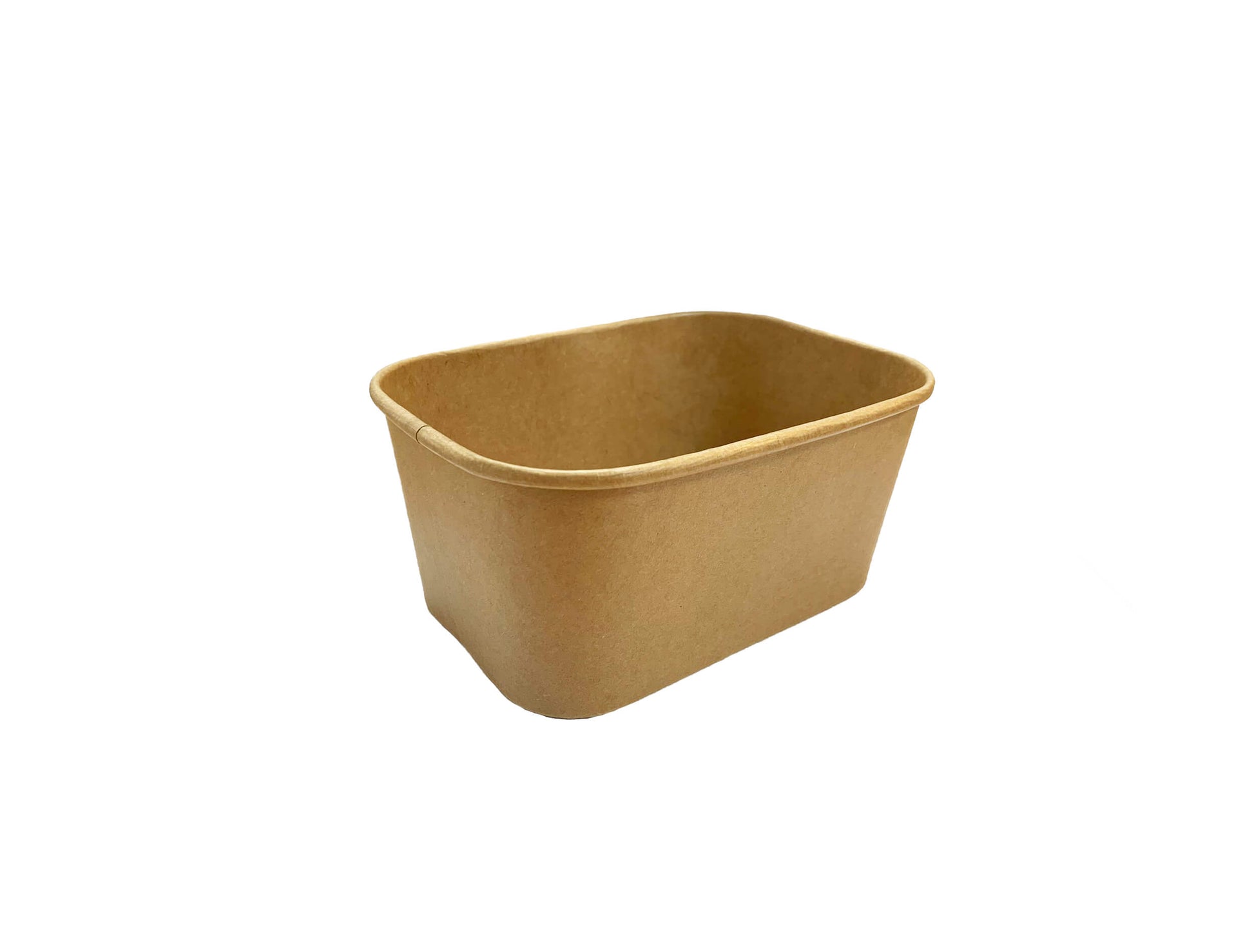 Boluri carton rectangulare kraft catering 168 x 122 x 77 mm, 1000 ml, 50 buc/set