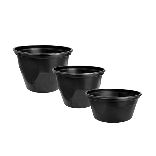 Boluri supa negre din PP 460, 560 sau 680 ml