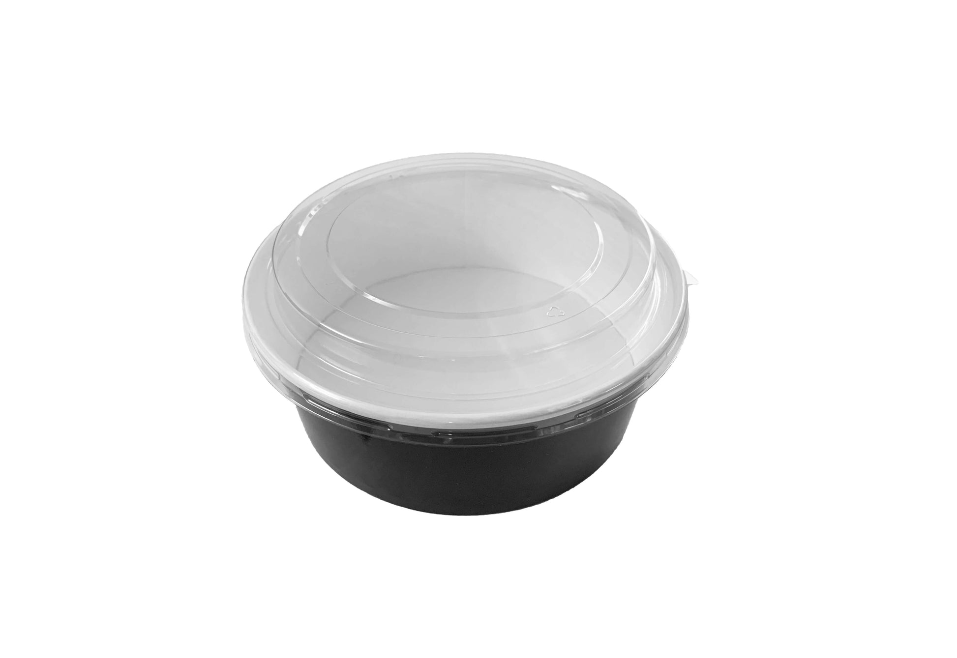 Capace transparente pentru caserole kraft si negre de salata d
