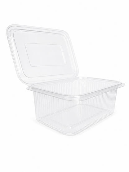 Caserole PP transparente cu capac atasat, 1000 CC, 50 buc/set