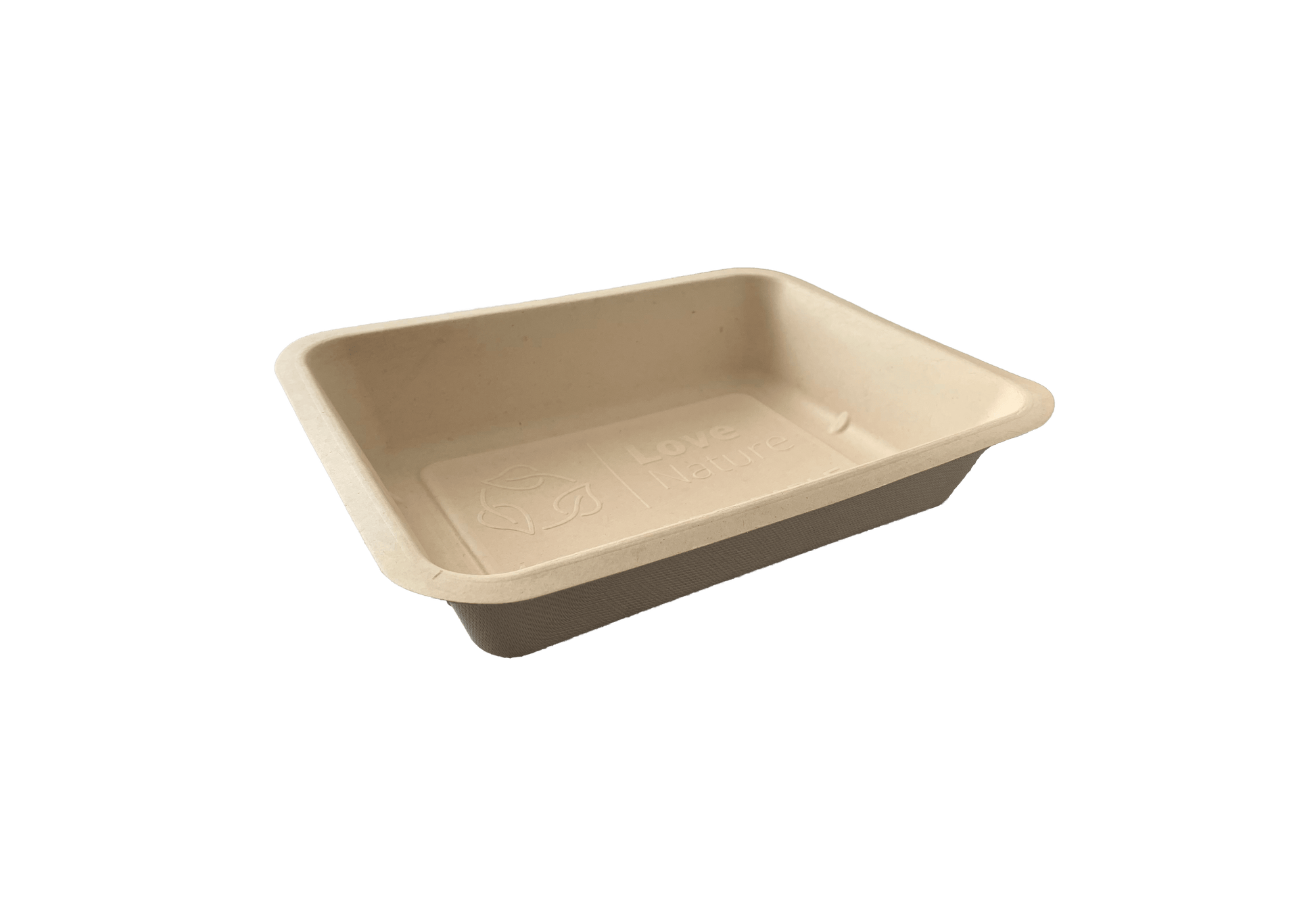 Caserole TERMO biodegradabile, 1 compartiment, 50 buc/set