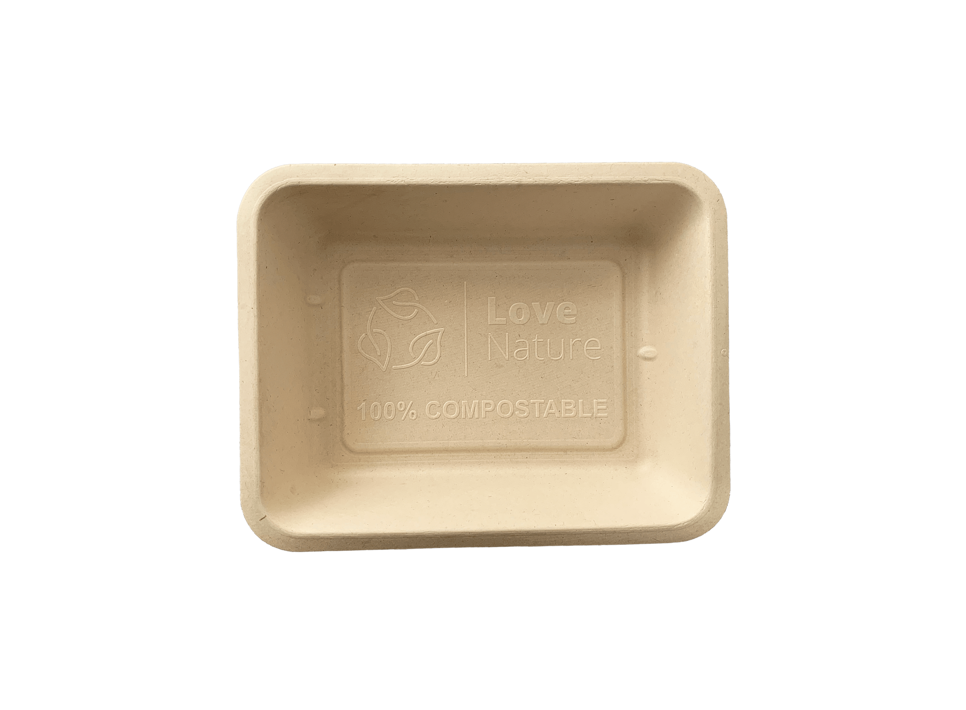 Caserole TERMO biodegradabile, 1 compartiment, 50 buc/set b