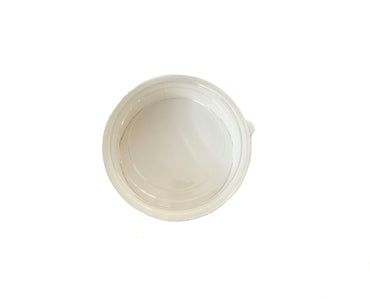 Caserole carton negre rotunde pentru salata, 38 oz cu capac transparent
