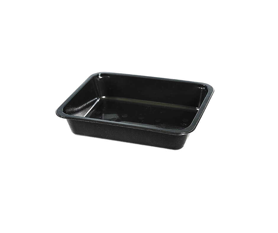 Caserole negre TERMO din PP, 1 compartiment