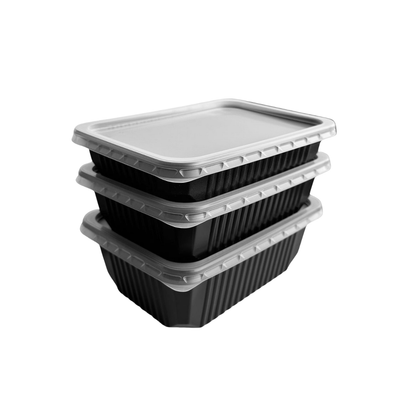 Caserole negre cu capac transparent inclus,