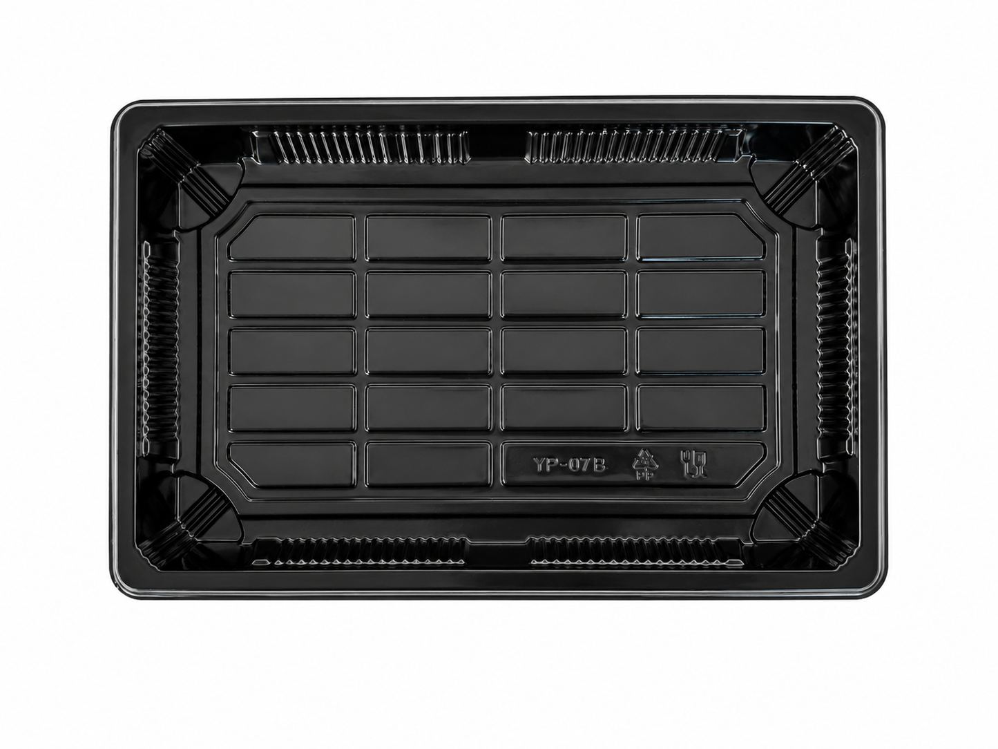 Caserole sushi negre MARI negre plastic