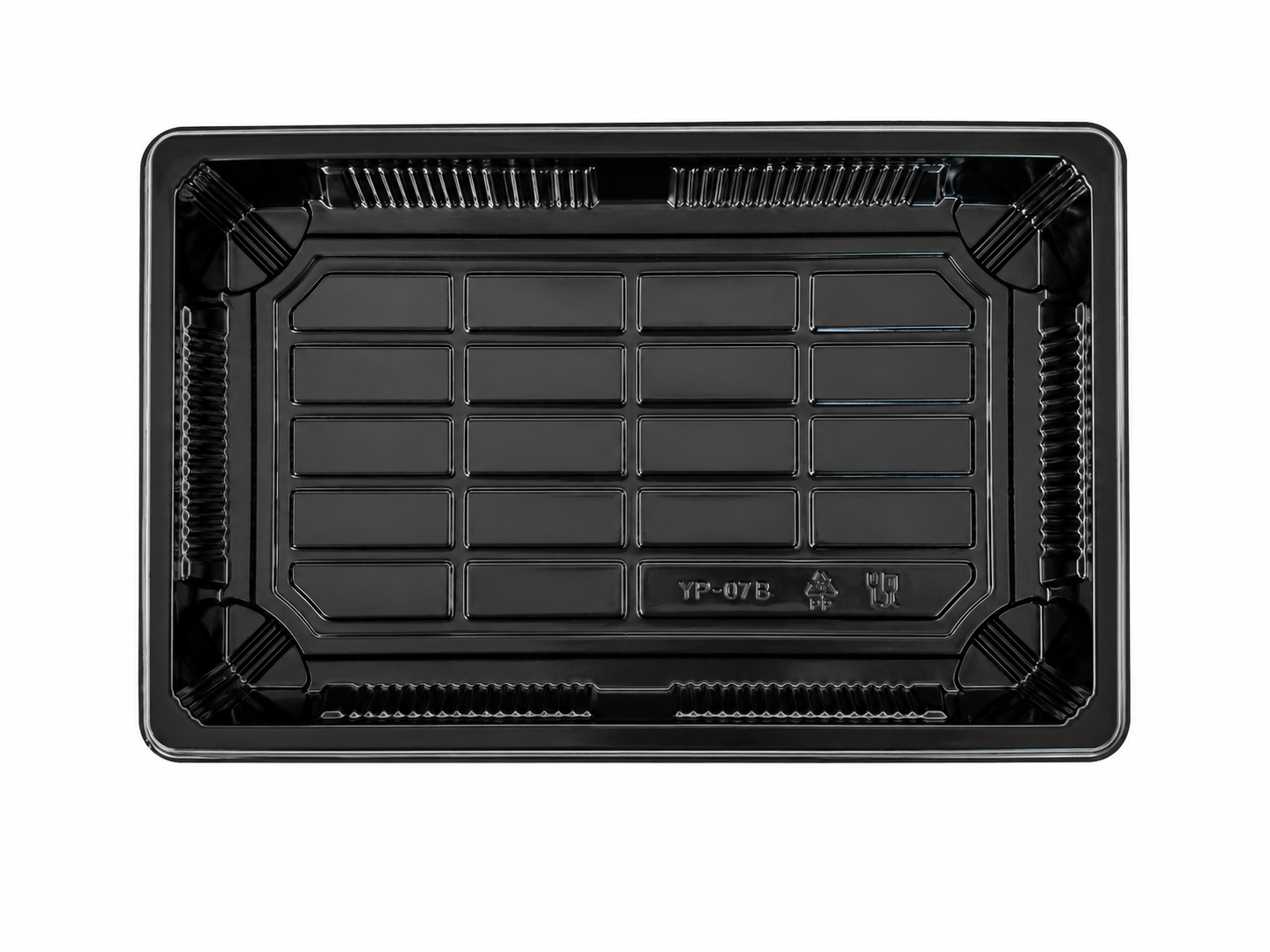 Caserole sushi negre MARI negre plastic