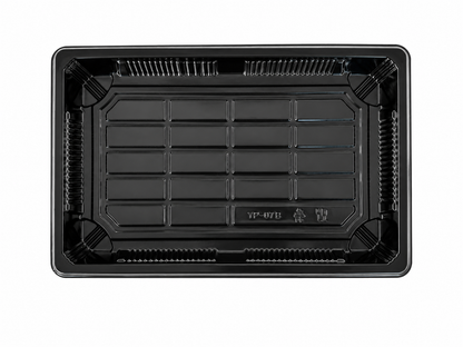 Caserole sushi negre MARI negre plastic