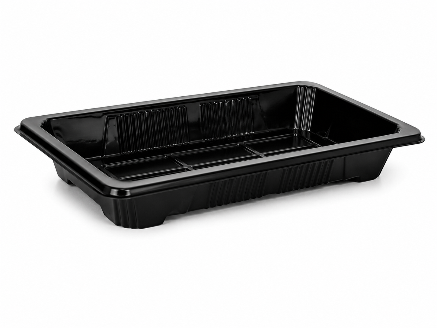 Caserole sushi negre MICI din plastic pp
