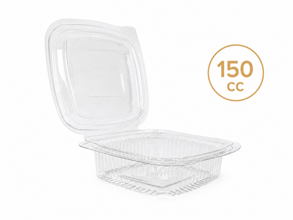 Caserole transparente GROASE cu capac atasat PET 150 cc