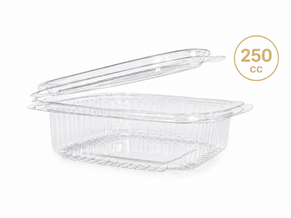 Caserole transparente GROASE cu capac atasat PET 250 cc