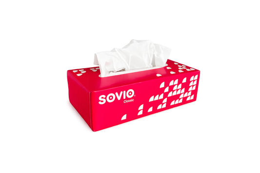Servetele faciale albe, la cutie (pop-up) Alint Delicat, 2 straturi, 150 buc/cutie