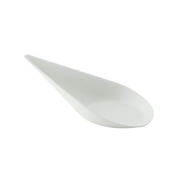 Cupe aperitiv albe Lacrima din trestie de zahar, No Plastic, 14 ml, 30 buc/set