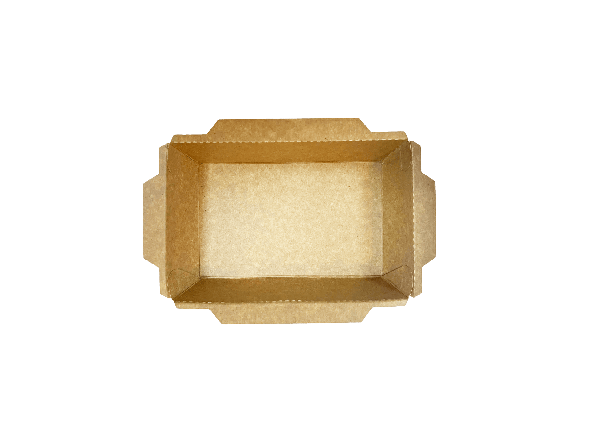 Cutii carton laminate kraft catering 1200 cc, cu capac transparent, 50 buc/set