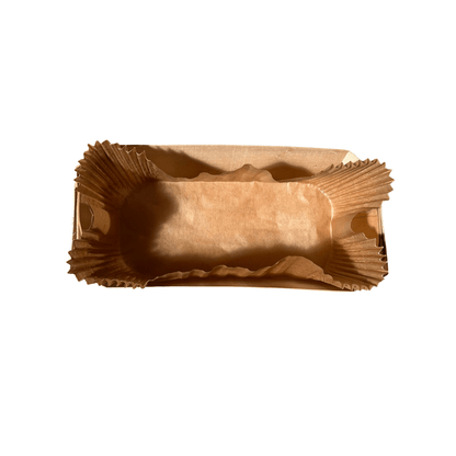 Forma lemn cozonac cu chesa termorezistenta, 250 x 115 x 75 mm, 100 buc/set