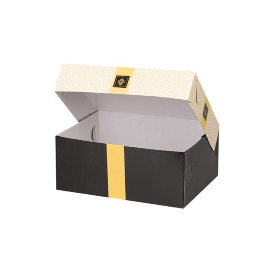 Cutii carton prajituri 19 x 14,5 x H 8 cm, 10 kg/set