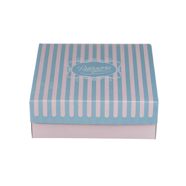 Cutii carton prajituri cu aluminiu la interior 25 x 25 x H 8 cm, 10 kg/set